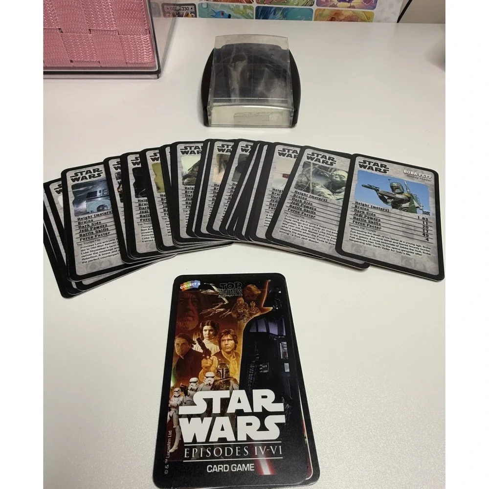Star Wars Episodes IV–VI Card Game Lot Vintage 1990s Top Trumps‎ Style